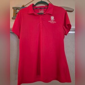 Womens Under Armour Freedom Wounded Warrior Hot Pink Golf Polo XL